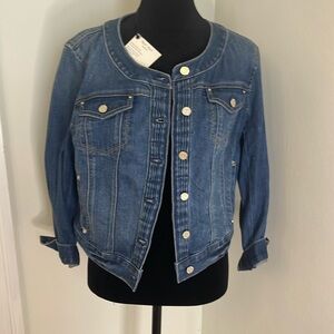 White House Black Market Denim Jacket NWT